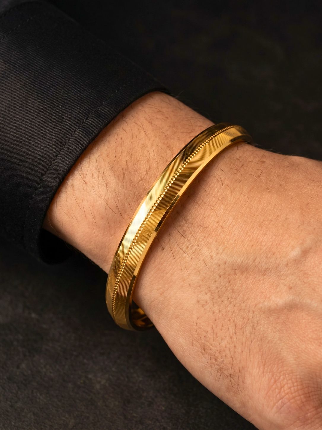The Heritage – Premium Gold-Finish Kada