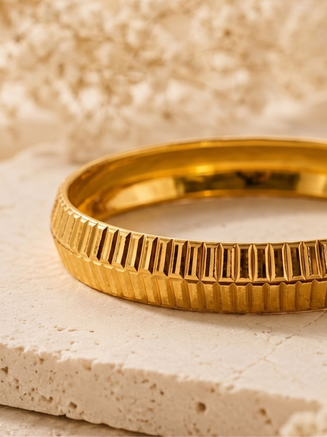 The Groove – Premium Gold-Finish Kada