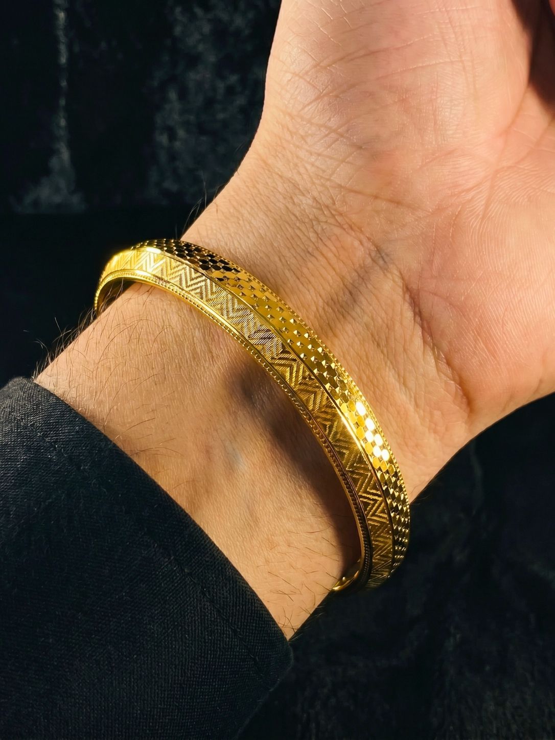 The Dynasty – Premium Gold-Finish Kada