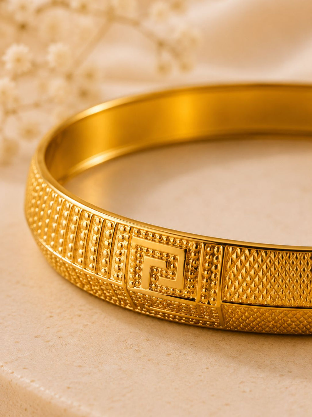 The Opulent – Premium Gold-Finish Kada