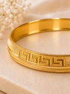 The Signature – Premium Gold-Finish Kada