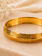 The Mosaic – Premium Gold-Finish Kada