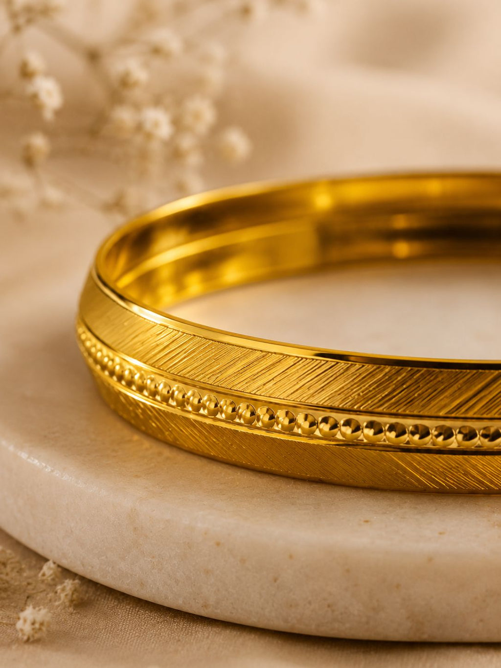 The Heritage – Premium Gold-Finish Kada