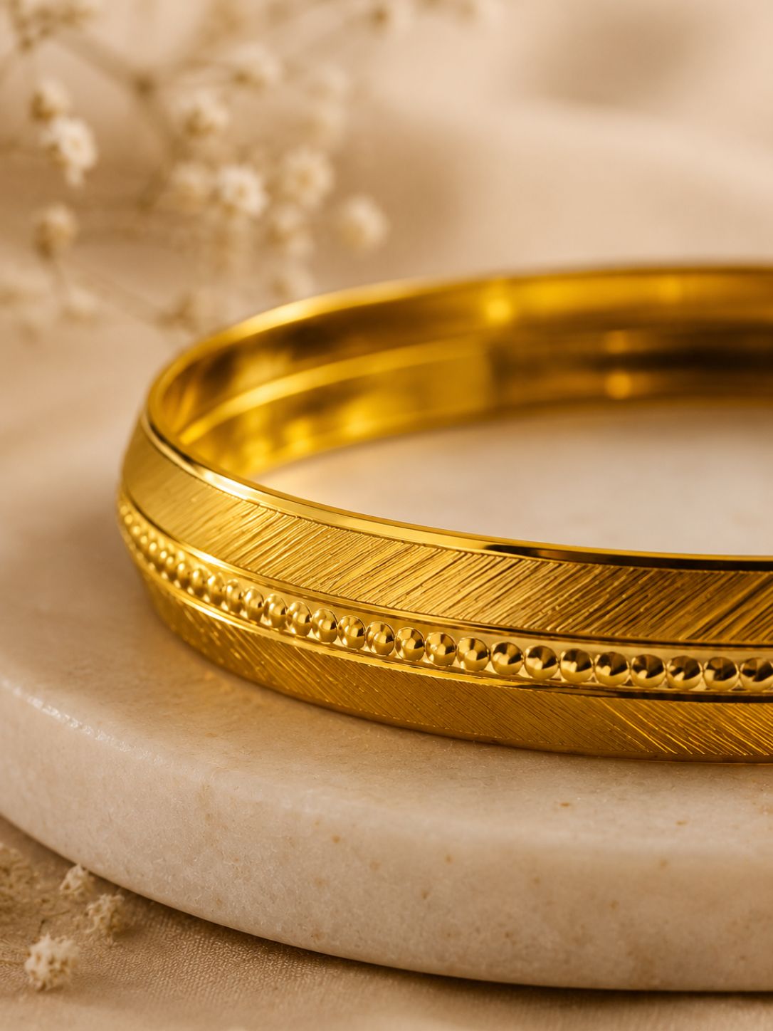 The Heritage – Premium Gold-Finish Kada