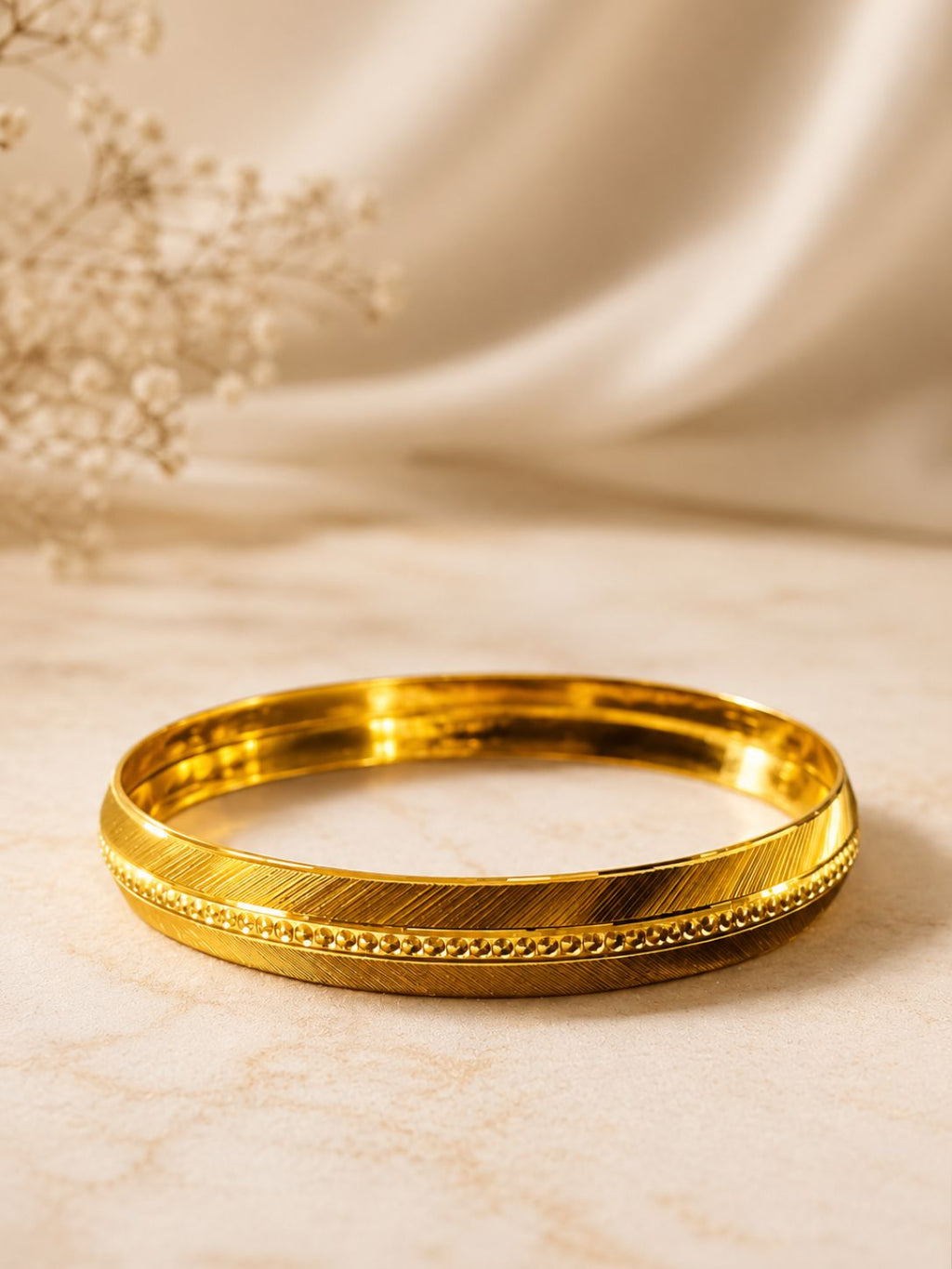 The Heritage – Premium Gold-Finish Kada