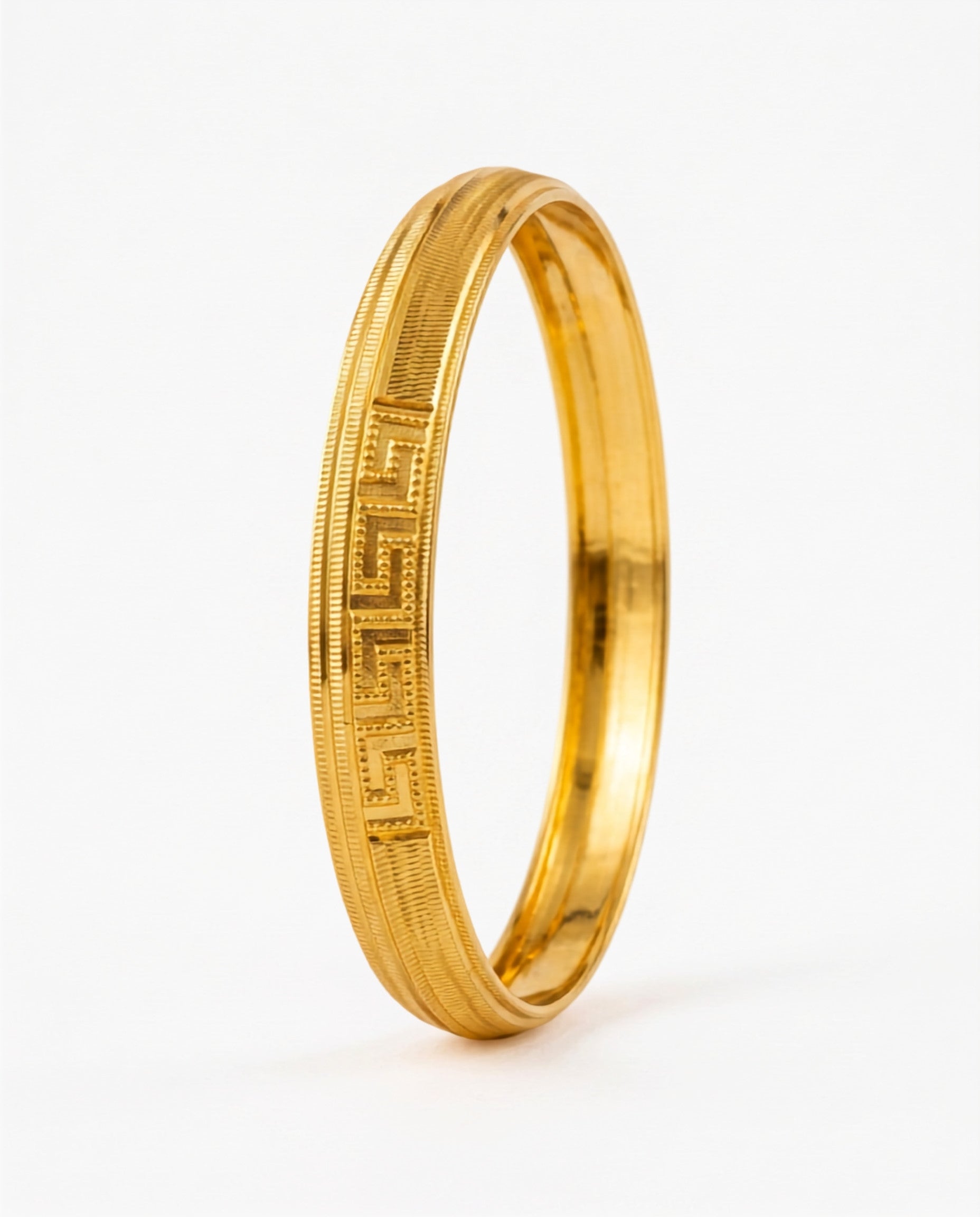 The Signature – Premium Gold-Finish Kada